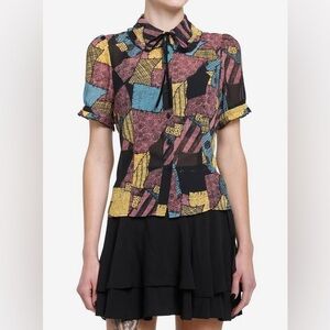 Disney Multicolor Patchwork Blouse